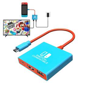 Pdobq 765053591584 Switch Dock For Nintendo Docking Station Portable Tv Adapter S