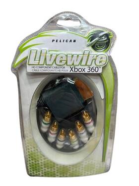 Pelican 708056536381 Livewire Xbox 360 Hd Component Cable 8ft Brand New / Fast Shipping