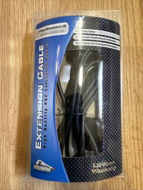Pelican 708056550301 Set Of 2 High Quality Extension Cables For Ps2 Extra Long. New
