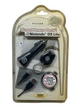 Pelican 708056573348 Travel Power Pack For Nintendo Ds Lite Gba Micro Sp - Sealed