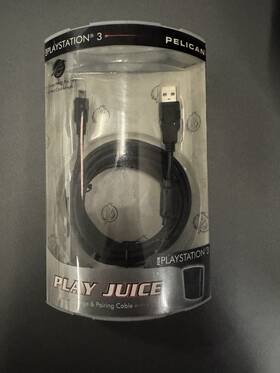 Pl-6332 Pelican Play Juice 10ft Usb Charge And Pairing Cable For Playstation 3