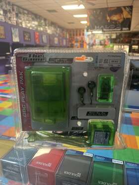 Pl-898 Pelican Game Boy Color Play Pack Light Case Charger #pl-898 Green Brand New