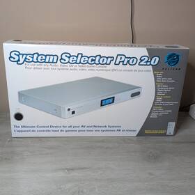 S-1037b Pelican System Selector Pro 2.0 A/v Switch - Black New In Open Box