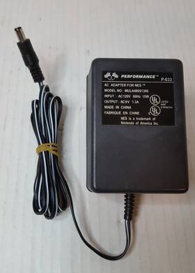 P-033 Performance Nintendo Nes Ac Adapter Power Cord Supply 9v Tested Not 002