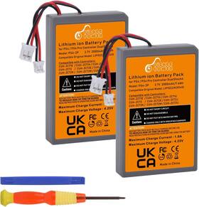 Pickle Power 713101679555 2 Pack 2000mah Ps4 Controller Battery Replacement For Sony