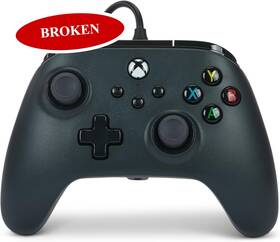 Powera 617885021244 Broken Wired Controller For Xbox Series X S Black