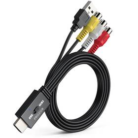 Prozor Prr131-it Rca To Hdmi Converter Cable - 4 3/16 9 Switch 1080p Av Hdmi
