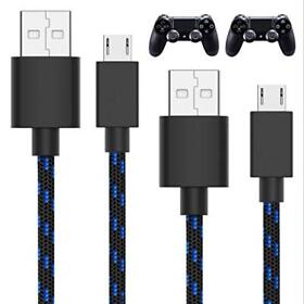 Ps4 Controller Charging Cable For Playstation 4 Long 10foot Heavy Duty Braided