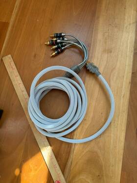Prf785 Psyclone Microsoft Xbox 360 Braided Component Hd Tv Cable 12 Ft