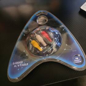 Py24 Psyclone Datel S-video And Analog Av Cable For Ps2 Psone 6 Foot New In Package