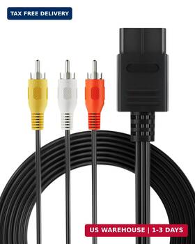 Tt-n64cvc Quanzhou Sanjingyi Technology Co. Ltd. N64 Av Cable Compatible With Snes Sfc Ngc - Rca Composite Video For