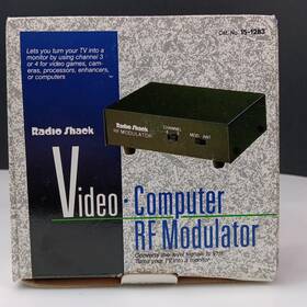 15-1283 Radioshack 040293116033 New Radio Shack Tv Video-computer Rf Modulator