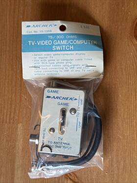15-1268 Radioshack Radio Shack Archer Tv-video Game Computer Switch