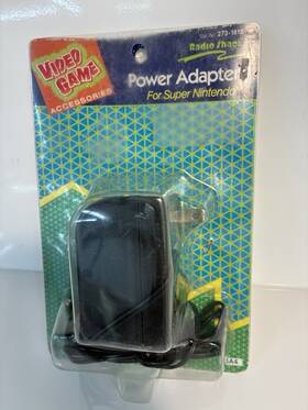 273-1613 Radioshack Nos Radio Shack Video Game Ac/dc Power Adapter For Super Nintendo 10 V
