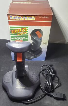 60-5806 Radioshack Radio Shack 9 Pin Joystick For Atari Sega Msx Video Game Systems New