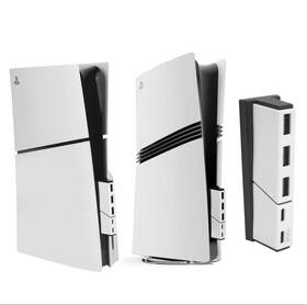 Raryars 768492174844 High-speed Usb Hub For Ps5 Slim And Pro Console Port Extender White New