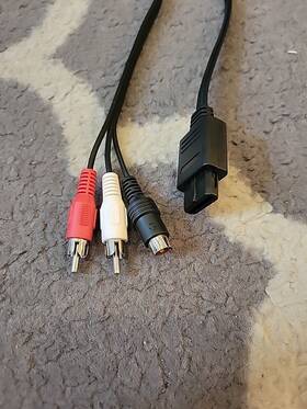 Rb-uni-5883 Retro-bit S-video Cable Gamecube N64 Snes Super Nintendo No Brand Tested Working