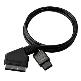 Rgb Scart Cable For Snes Game Cube N64 Ntsc To Gamecube Connector New