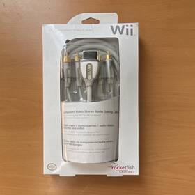 Nd-gw11122 Rocketfish 6ft Component Video Stereo Audio Cable Gold Plated For Wii