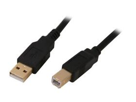 Rcab-11003 Rosewill 6-feet Usb 2.0 A Male To B Cable Black