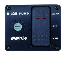 Rule 999994651636 43 Marine Deluxe Plastic Rocker Panel Switch 12-volt Black 2-7/8 Inch W