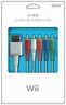 Rvl-011 Rvl011 Nintendo Official Av Audiovisual Component Cable For Wii 4902370515725
