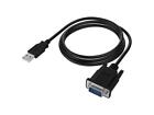 Sabrent Usb 2.0 To Serial 9-pin Db-9 Rs-232 Adapter Cable 6ft
