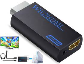 8542133723 Sartyee Wii Hdmi Converter Adapter 2 To 1080p Connector Output Video 3.5mm