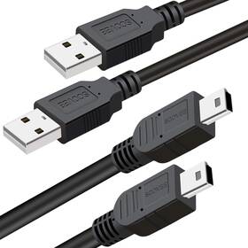 Scovee 795853971491 Ps3 Controller Cord 2 Pack 10ft Charger Cable For Sony 3 / Ps-3