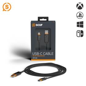 901-604-01-001-na Scuf Braided Usb-c Cable - Black 6 Feet / 2 Meters Usb Type C 6ft