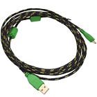Scuf Gaming 10ft Braided Charging Cable For Xbox One And Playstation 4 Green 854538005668