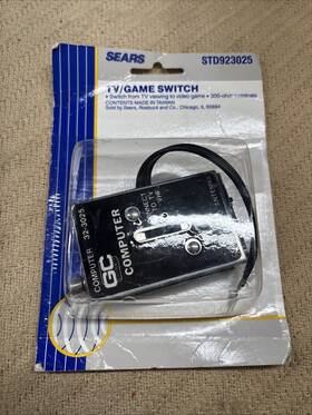 32-3025 Sears Vintage Std923025 Video Game Switch