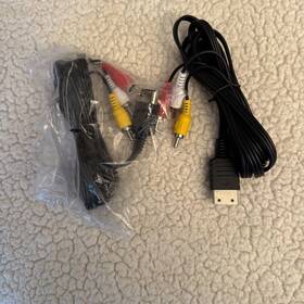 Sega 664869143014 2x Rca Audio Video Av Cable For Dreamcast Fast Shipping