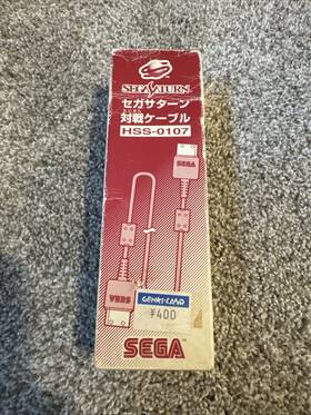 Hss-0107 Sega Saturn Taisen Vs Link Cable With Box