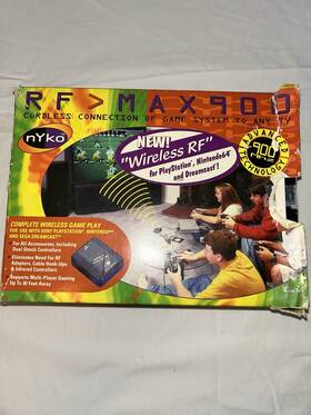 M1234 Sega Vintage 1999 Nyko Rf Max 900 Cordless Con.playstation Nintendo 64 Dreamcast
