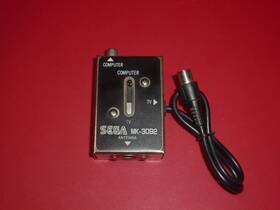 Mk-3092 Sega Oem Switch Box Rf Adapter For Pal Europe Master System And Mega Drive