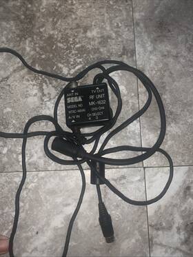 Mk-1632 Sega Mx-1632 Original Genesis Model 2 Rf Cable Av Cord Adapter Official