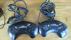 Sega Official Package Accessories 2controllers Adapter Genesis Av Power Bundle