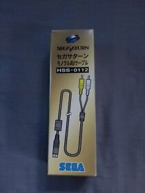 Hss-0112 Sega Saturn Monaural Av Cable Hss 0112 Import Japan Boxed