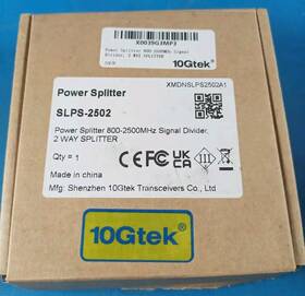 Slps-2502 Shenglu 2 Way Power Splitter 10gtek 800-2500mhz