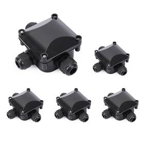 Sp-jk200 Silivn 5pcs Waterproof Ip68 Cable Connector Light Junction Box Larger 3-way E