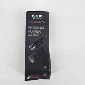 Sliq Gaming 602401920644 Premium Power Cable Xbox One 360 Playstation 4 Pro 10 Ft 3m Ps4
