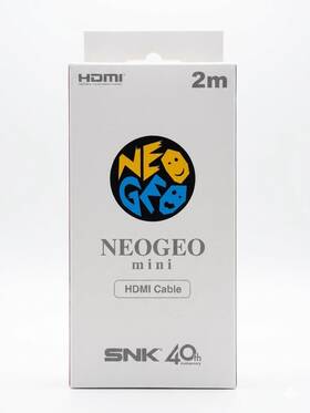 Snk 193071400111 Official Neogeo Mini Hdmi Cable 2m 40th Anniversary Nib