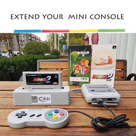 Songfinn 445010826876 C2m Classic 2 Magic Adapter Play Snes Nes Game Carts On Mini Consoles