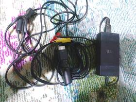 04215905 Sony Oem Official Slim Ps2 Ac Adapter Cord Av Video Cable - Tested