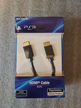 Sony 711719983507 Rare Ps3 Official Hdmi Cable New In Package. Fast Us Shipping. Playstation