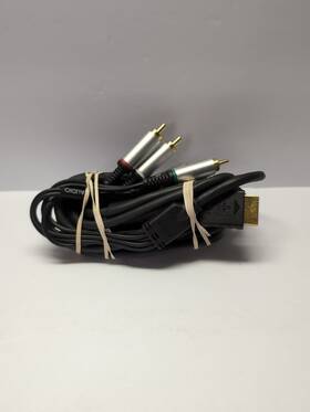 Sony 7373838929292 Playstation 2 Component Cable Ps2/ps3 - Gold Tip Htf Oem Authentic Fast