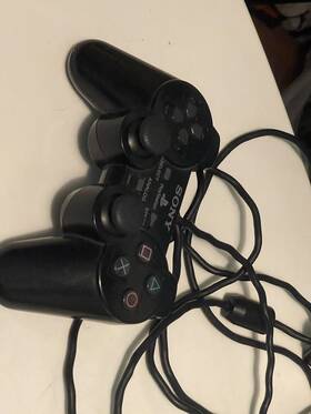 Scph-10010 Sony 948872800105 Playstation 2 Dual Shock2 Black Controller