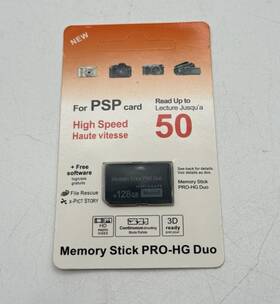B09np26jd7 Sony Bdiskky Memory Stick Pro Duo Mark2 128gb For Psp And Cameras - Black