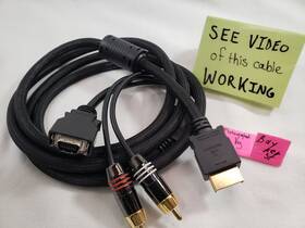 Px-d2 Sony Fujiworks Playstation D-terminal Video Cable High Grade Gold 2 Ps2 Ps3 Dterminal